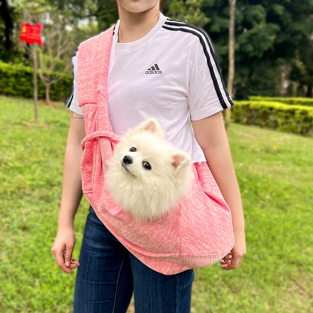 KFX-0412349 Cozy Autumn and Winter Crossbody Pet Bag for Cats and Dogs, Multiple Colors Available