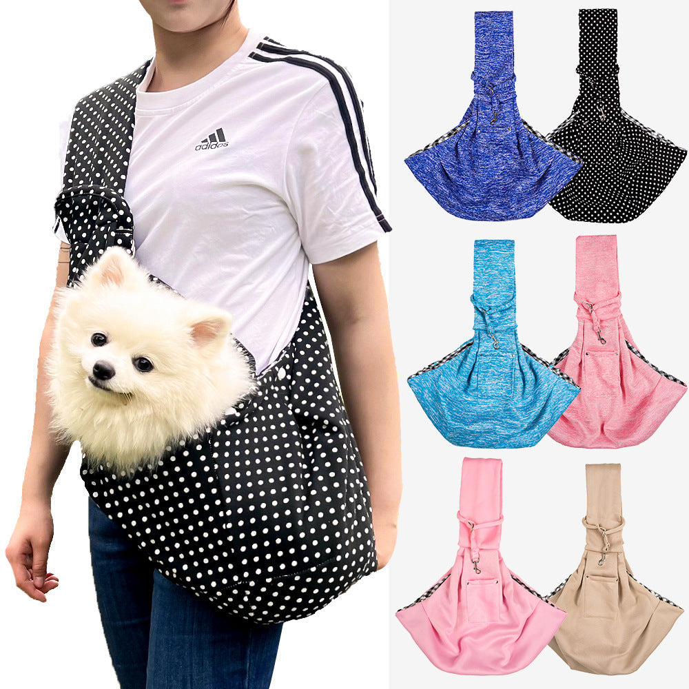 KFX-0412349 Cozy Autumn and Winter Crossbody Pet Bag for Cats and Dogs, Multiple Colors Available