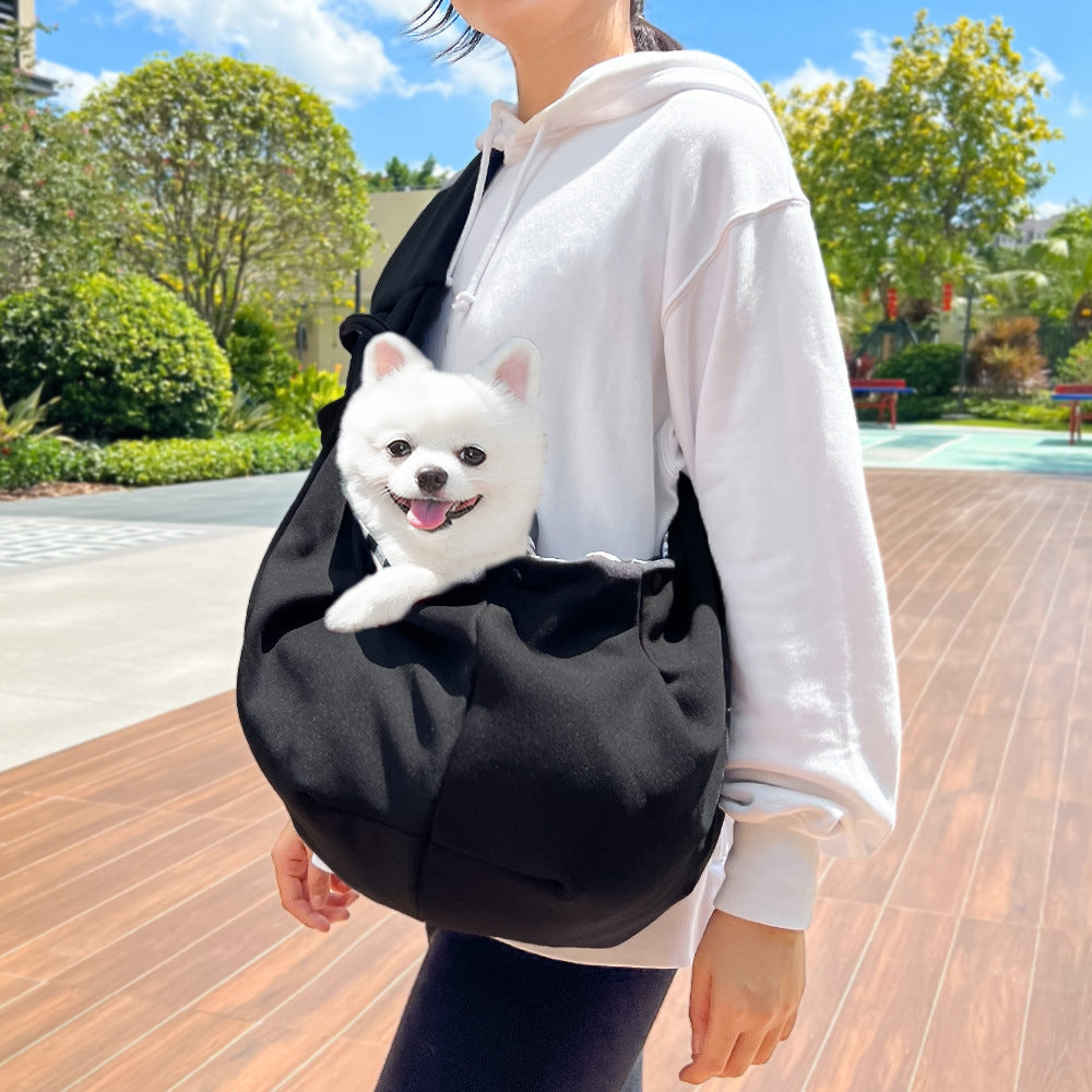 KFX-0412349 Cozy Autumn and Winter Crossbody Pet Bag for Cats and Dogs, Multiple Colors Available