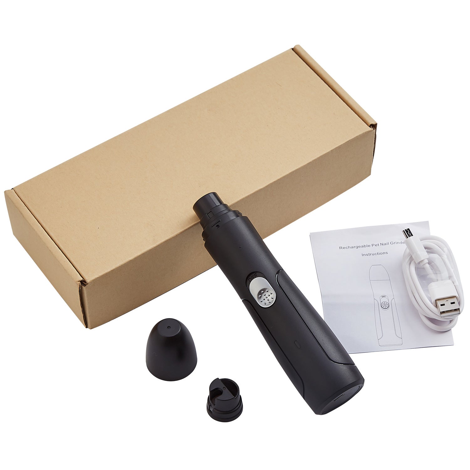 KFX-0413501 Rechargeable USB Pet Automatic Dog Nail Grinder and Clipper