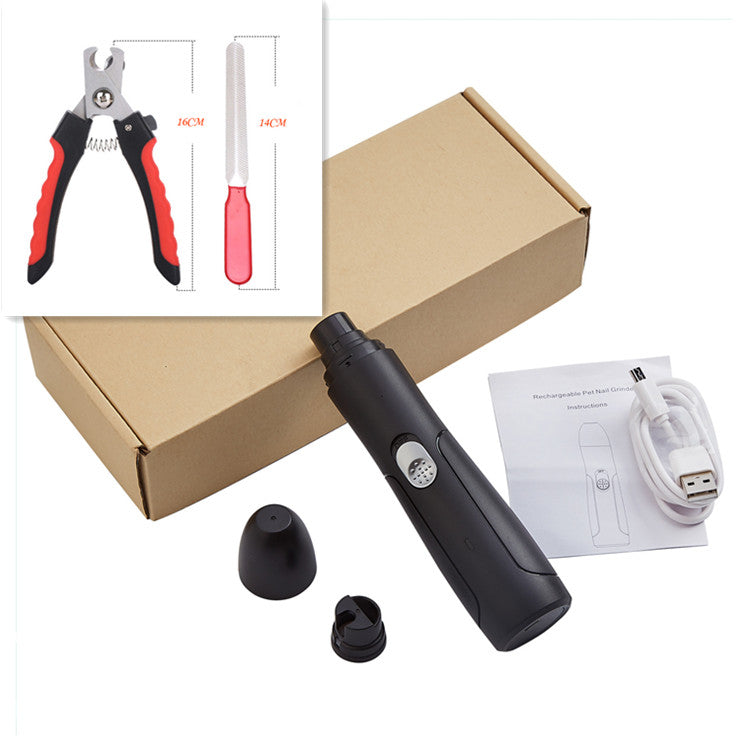 KFX-0413501 Rechargeable USB Pet Automatic Dog Nail Grinder and Clipper