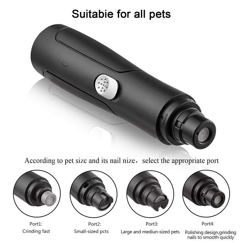 KFX-0413501 Rechargeable USB Pet Automatic Dog Nail Grinder and Clipper