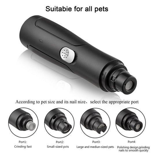 KFX-0413501 Rechargeable USB Pet Automatic Dog Nail Grinder and Clipper