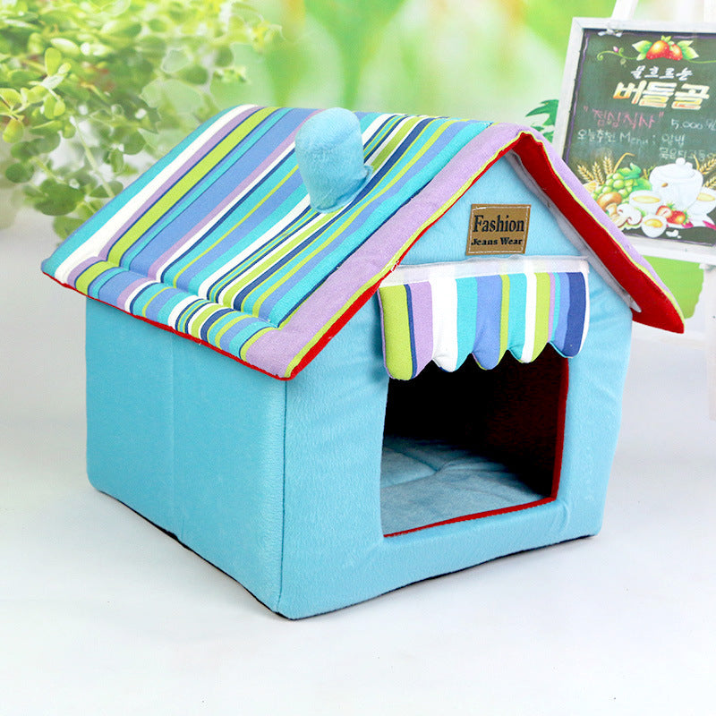 KFX-0413757 Removable and Washable Foldable Pet House Tent for Small and Medium Dogs and Cats