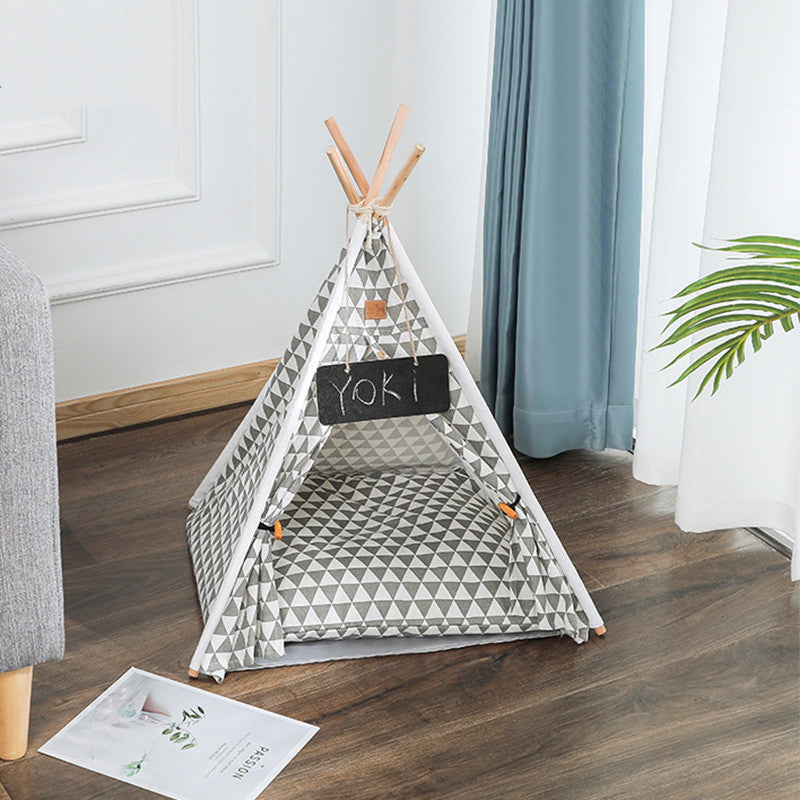 KFX-0415549 Removable and Washable Canvas Pet Tent Kennel for Dogs - Multiple Designs and Sizes Available
