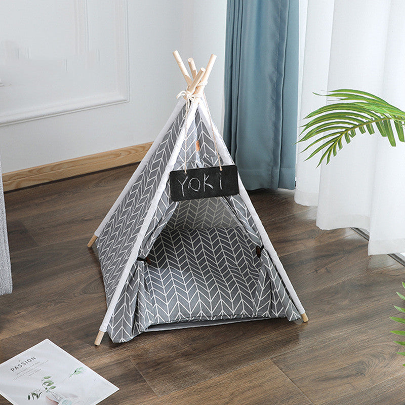 KFX-0415549 Removable and Washable Canvas Pet Tent Kennel for Dogs - Multiple Designs and Sizes Available