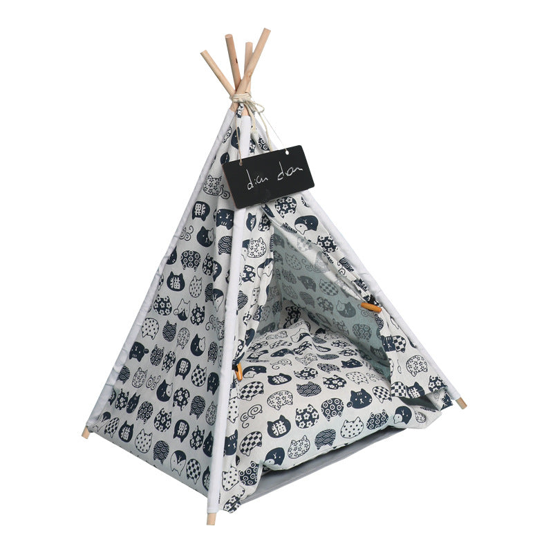 KFX-0415549 Removable and Washable Canvas Pet Tent Kennel for Dogs - Multiple Designs and Sizes Available