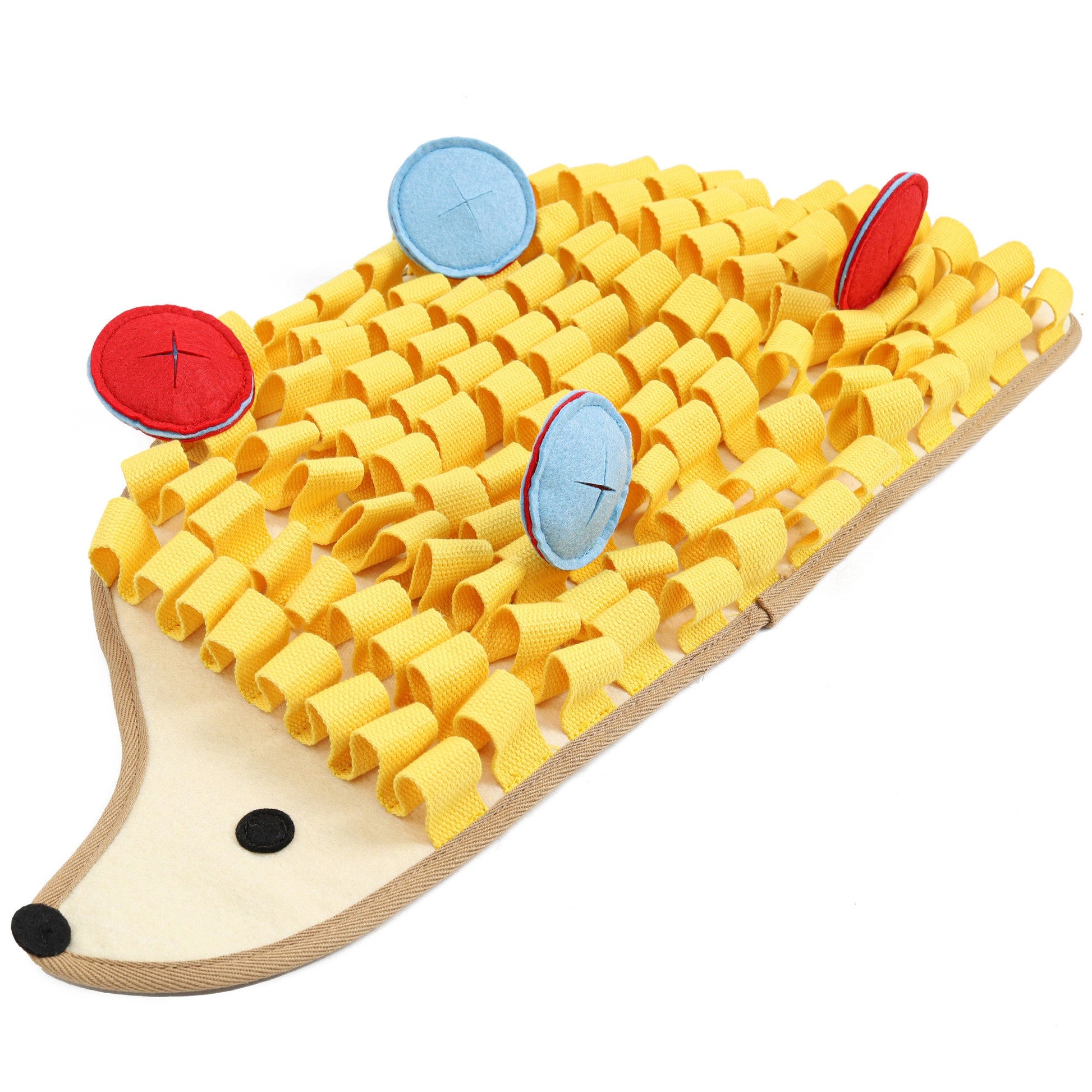 KFX-0417341 Little Hedgehog Dog Sniff Pad Training Blanket - Slow Food Puzzle Mat for Pet Decompression
