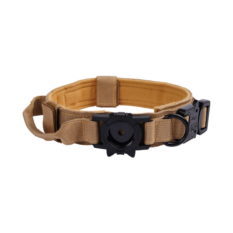 KFX-0417469 Tactical Dog Training Collar Cover - Explosion-Proof Denim in Black, Army Green, and Light Yellow