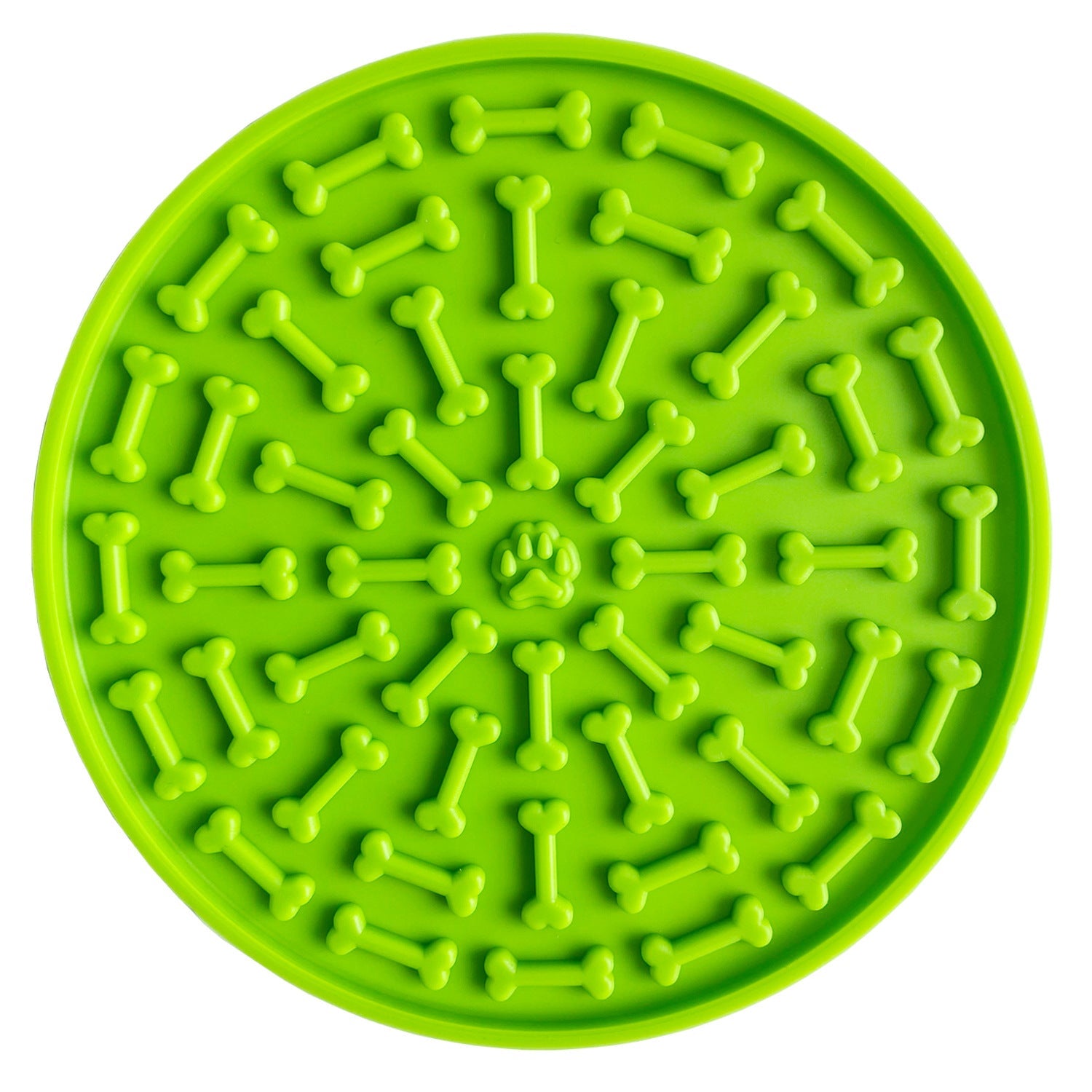 KFX-0419261 Pet Silicone Slow Food Licking Mat with Suction Cups for Dogs - Mess-Free Feeding & Bath Time Convenience