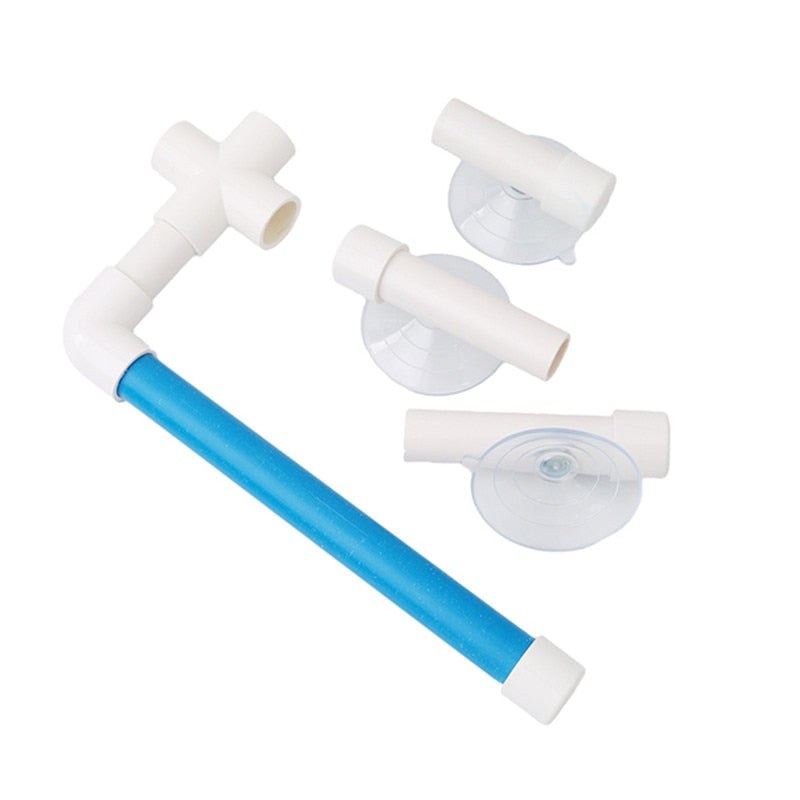 KFX-0423101 Foldable Shower Stand for Medium to Large Birds with Suction Cups, Ideal for Bathing and Feather Maintenance