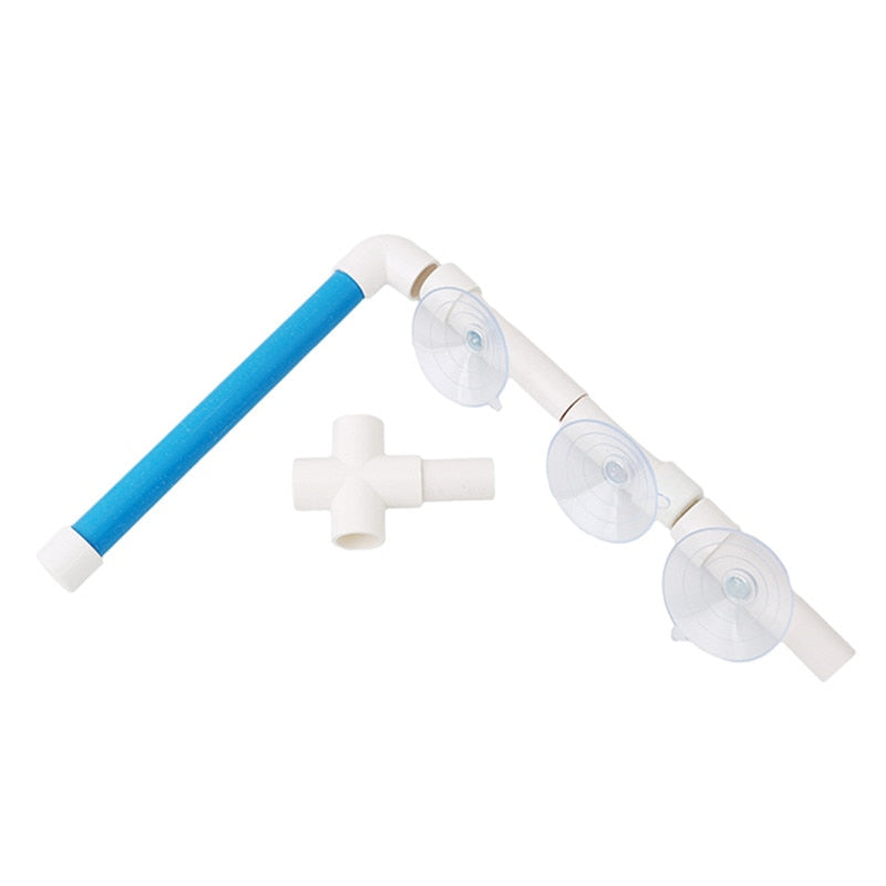 KFX-0423101 Foldable Shower Stand for Medium to Large Birds with Suction Cups, Ideal for Bathing and Feather Maintenance
