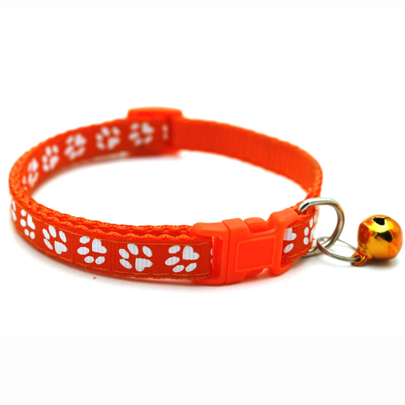 KFX-0423229 Sapphire Blue Pet Collars with Bells and Pendant - Adjustable for Dogs and Cats, Multiple Colors Available