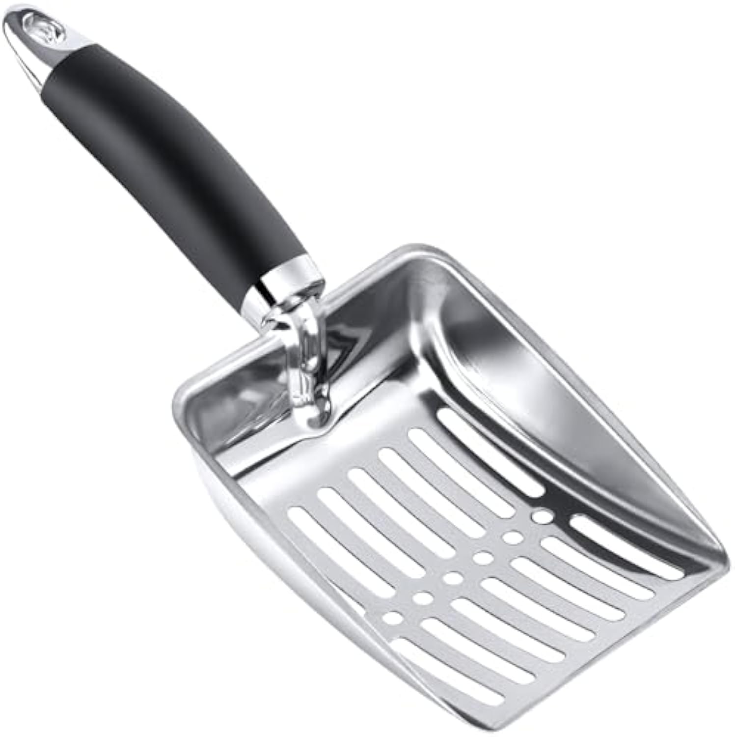KFX-0426685 Stainless Steel Cat Litter Scoop with Comfortable Grip and Easy Sifting Design