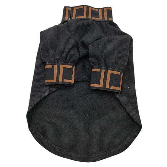 KFX-0431549 Trendy Casual Dog Clothing in Black and White - XS to 3XL Sizes Available