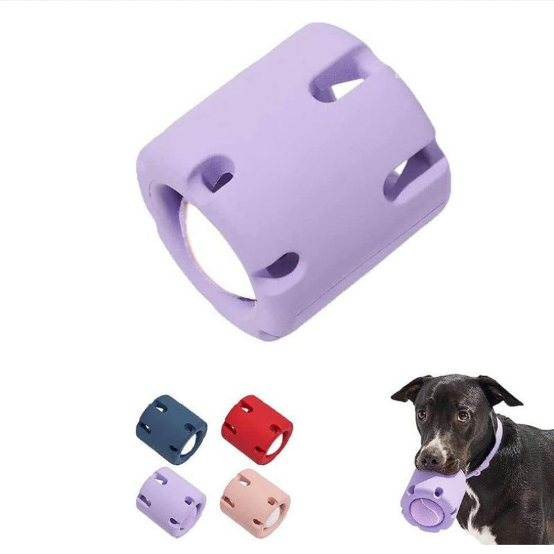KFX-0431805 Natural Rubber Dog Tennis Cup - Bite-Resistant Pet Toy in Multiple Colors