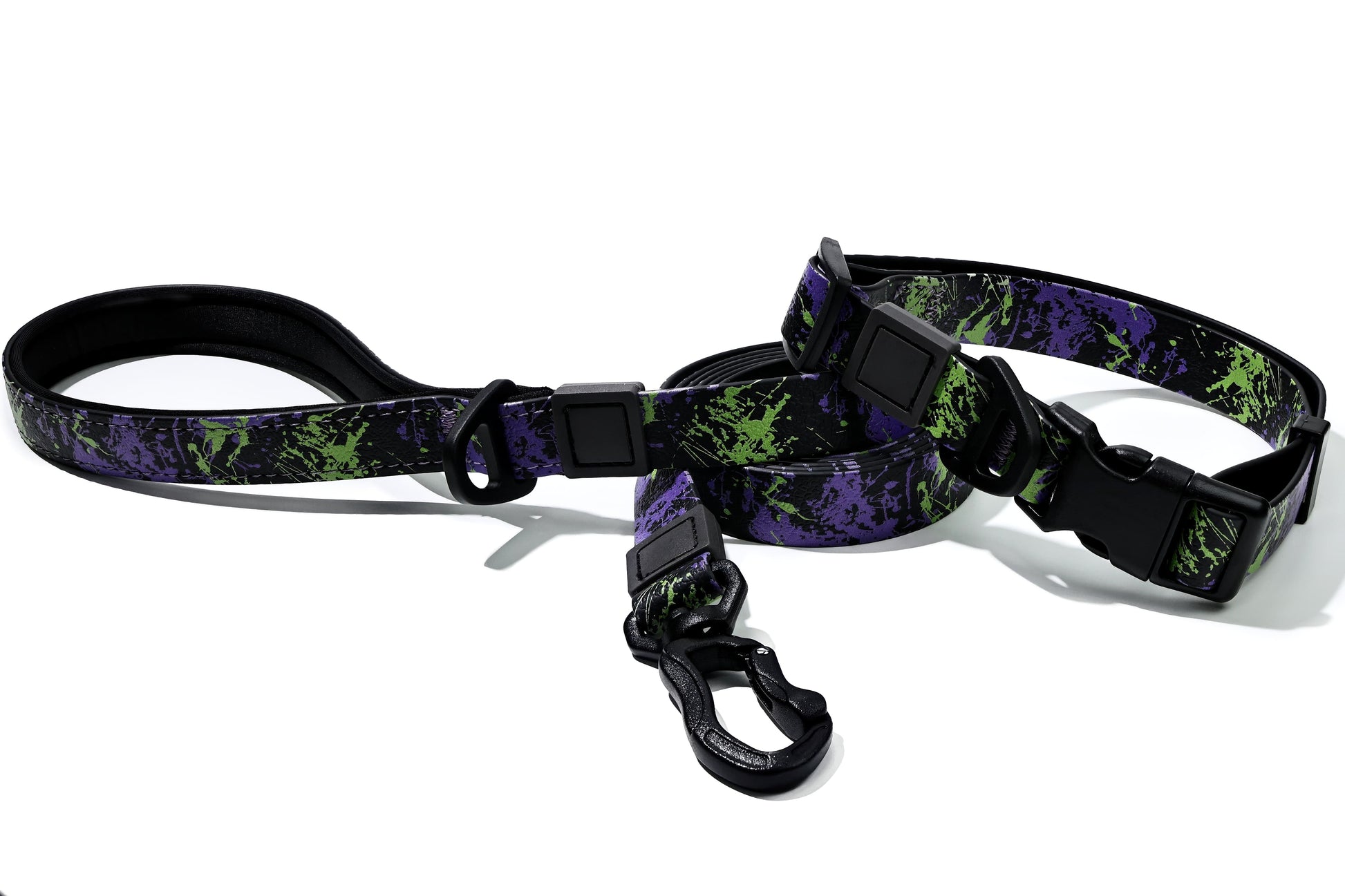 KFX-0436541 Camouflage Embossed Pet Leash Set with Durable Waterproof Material for Outdoor Activities