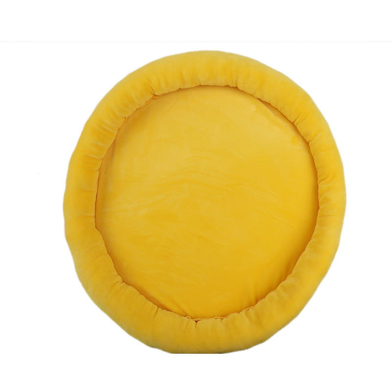 KFX-0437565 Indoor Cloth Sniffing Mat for Pet Intelligence Development, 50x50x8cm, Yellow
