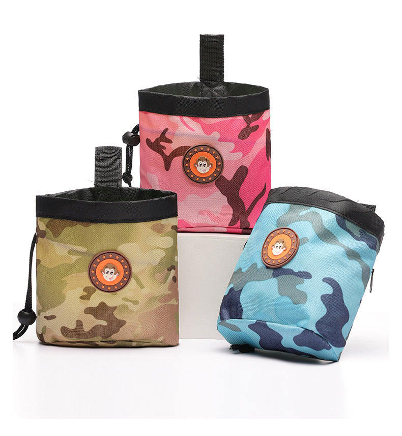 KFX-0438973 Durable Pet Training Bag with Large Capacity, Mesh Design, and Convenient Waist Attachment