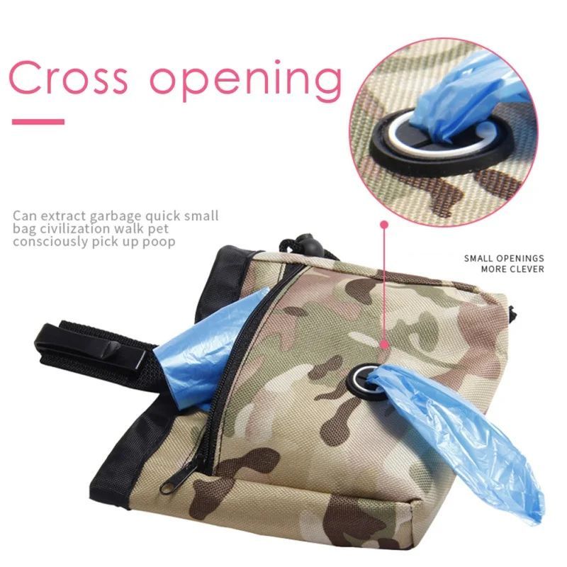 KFX-0438973 Durable Pet Training Bag with Large Capacity, Mesh Design, and Convenient Waist Attachment