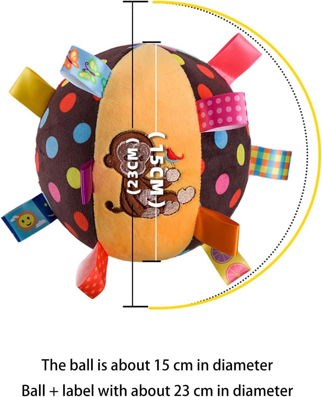 KFX-0439997 Interactive Dog Toy with Built-in Chimes and Squeaky Balls for Endless Fun