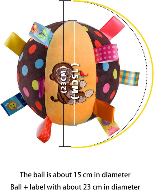 KFX-0439997 Interactive Dog Toy with Built-in Chimes and Squeaky Balls for Endless Fun