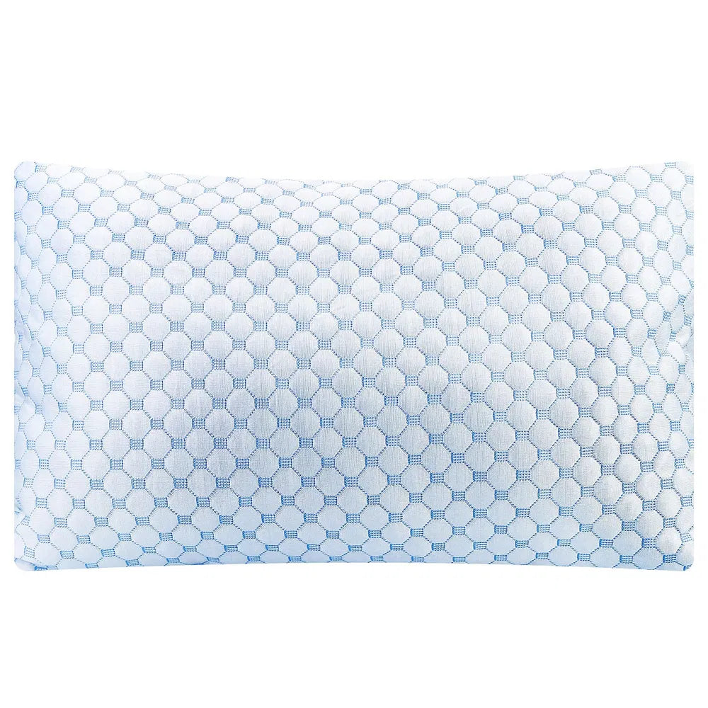KFX-0441149 Cooling Memory Foam Pillow with Adjustable Fill and Double-Sided Cover Featuring Cooling Gel Infused Foam