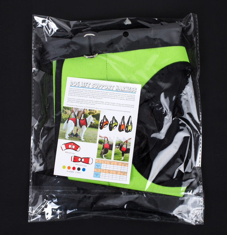 KFX-0441789 Elderly Dog Hind Leg Assist Belt - High-Grade Diving Material Support Belt in Multiple Colors