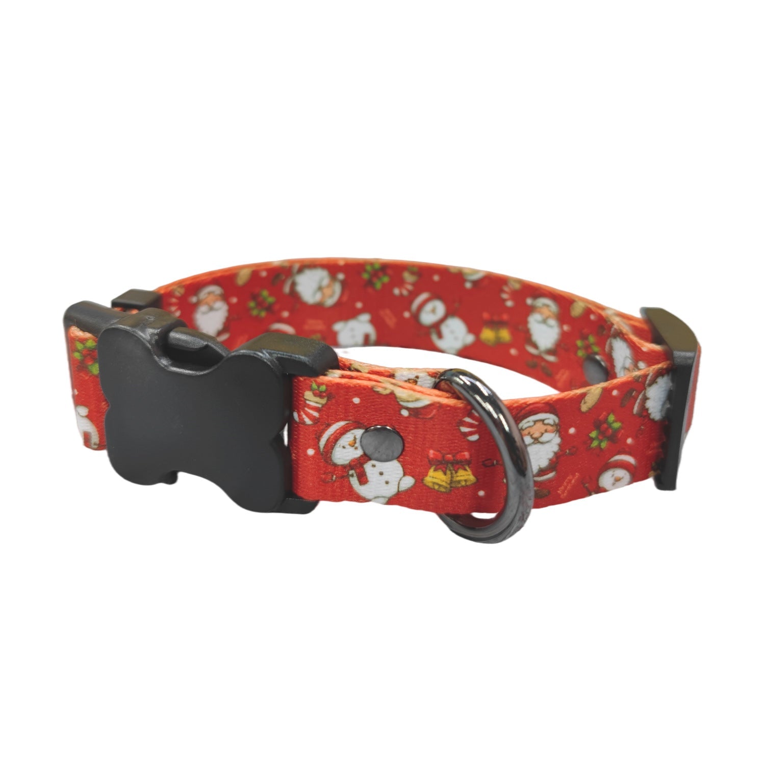 KFX-0447549 Christmas Themed Dog Leash and Harness Set in Red and Green