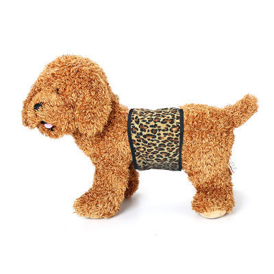KFX-0449085 Pet Cotton Cloth Sanitary Belt for Dogs - Menstrual Pants, Adjustable Sizes 8-16
