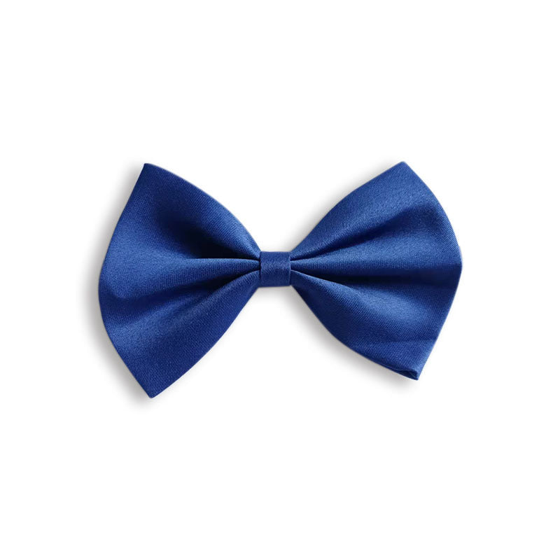 KFX-0450493 Solid Color Bow Pet Collar – Adjustable Neck 34-44cm, Multiple Colors Available