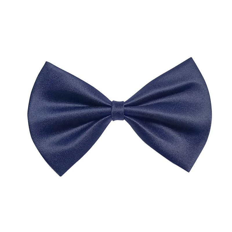 KFX-0450493 Solid Color Bow Pet Collar – Adjustable Neck 34-44cm, Multiple Colors Available
