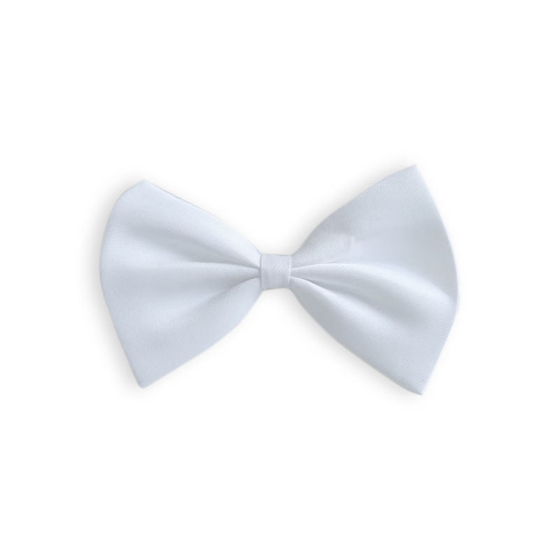 KFX-0450493 Solid Color Bow Pet Collar – Adjustable Neck 34-44cm, Multiple Colors Available