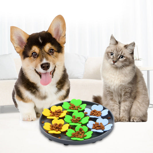 KFX-0454205 Silicone Pet Licking Mat for Slow Eating, Anti-Choke & Odor Control – Multiple Colors Available