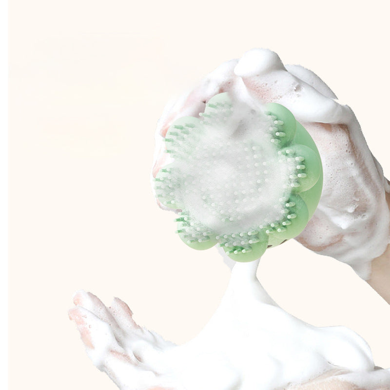 KFX-0455869 Silicone Pet Bath Brush with Body Wash for Dogs and Cats - Massage Comb Tool