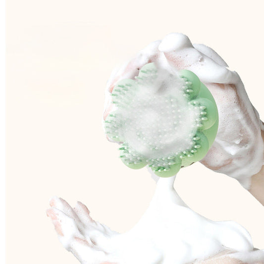 KFX-0455869 Silicone Pet Bath Brush with Body Wash for Dogs and Cats - Massage Comb Tool