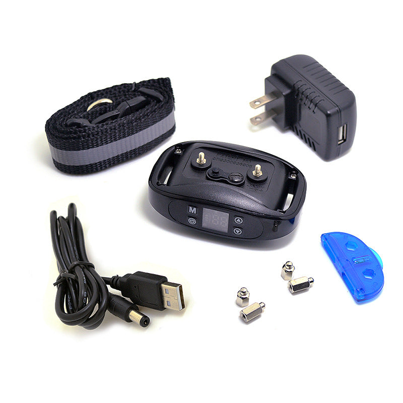 KFX-0458813 Wireless Bark Stopper with GPS Tracking and Adjustable Nylon Strap