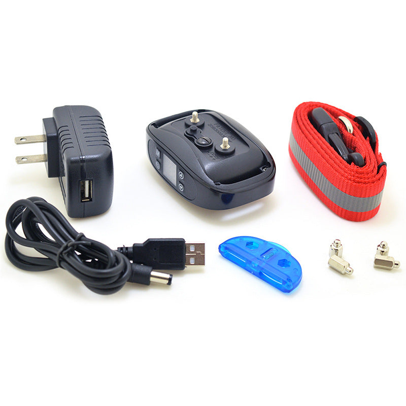 KFX-0458813 Wireless Bark Stopper with GPS Tracking and Adjustable Nylon Strap