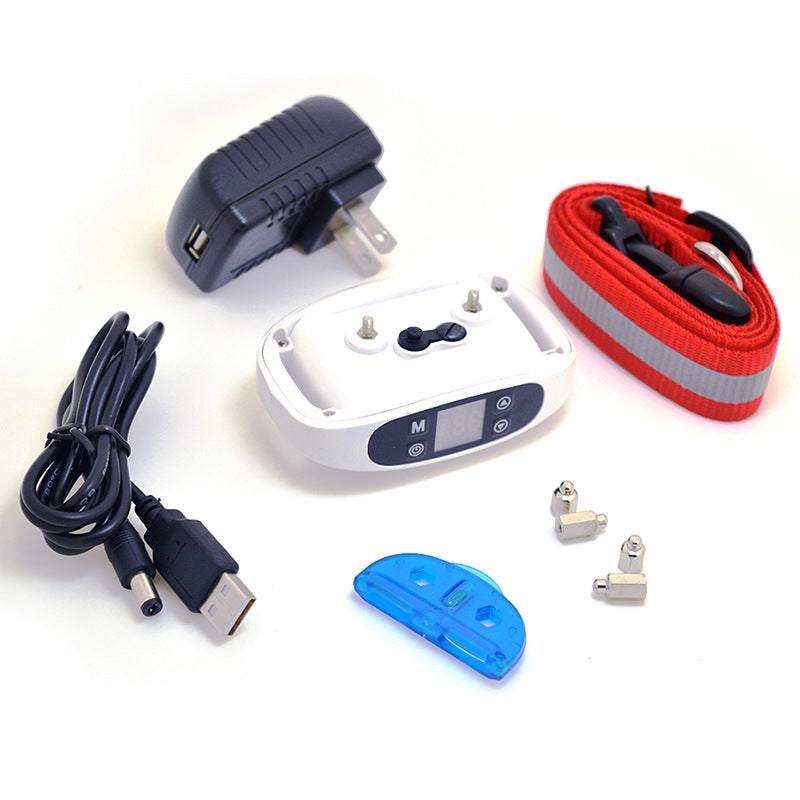KFX-0458813 Wireless Bark Stopper with GPS Tracking and Adjustable Nylon Strap