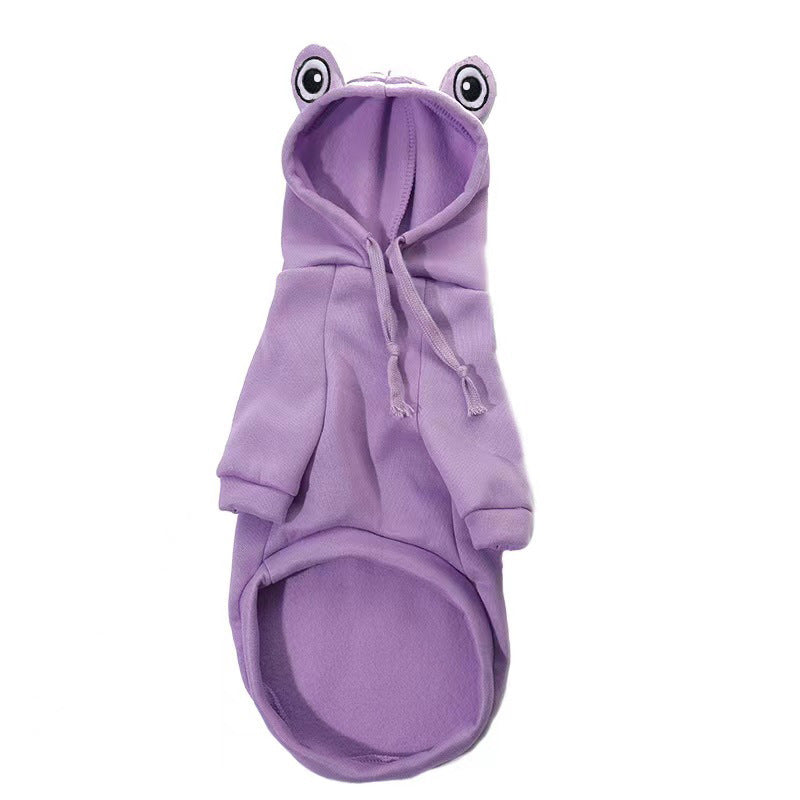 KFX-0459069 Fleece Dog Sweater in Green, Pink, Purple, Yellow - Sizes S to XXL