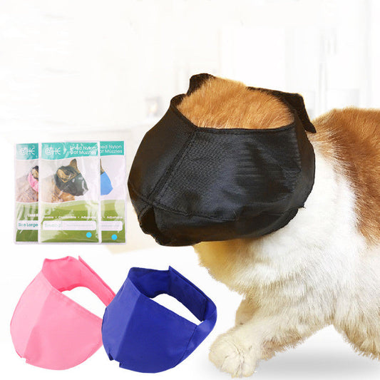 KFX-0459581 Cat Eye Mask - Soft Nylon Blindfold for Cats in Blue, Black, and Pink, Available in S, M, L Sizes