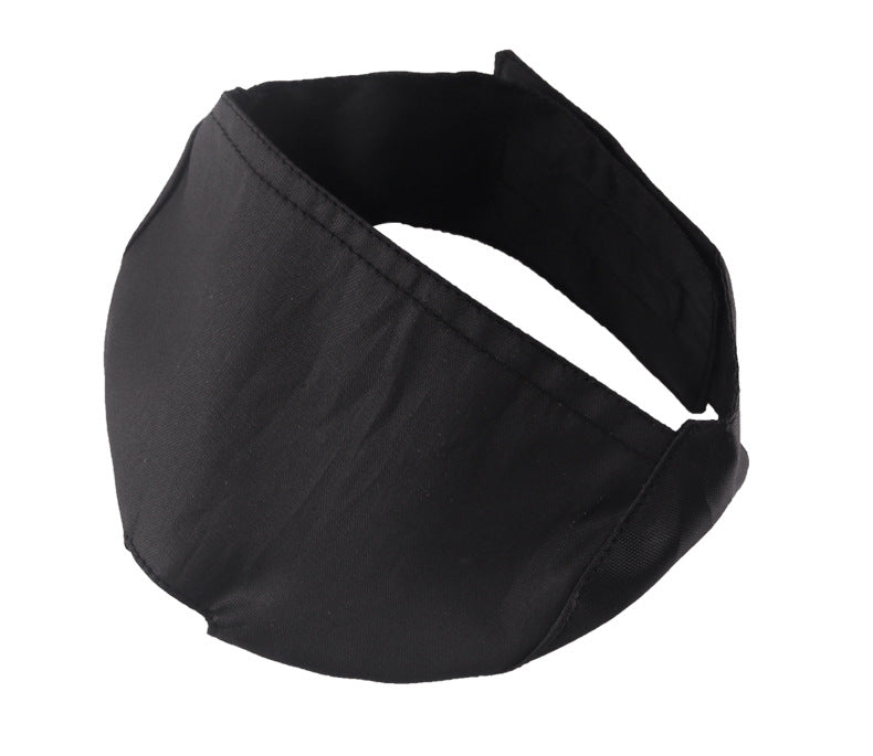 KFX-0459581 Cat Eye Mask - Soft Nylon Blindfold for Cats in Blue, Black, and Pink, Available in S, M, L Sizes