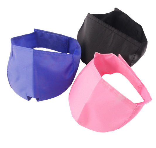 KFX-0459581 Cat Eye Mask - Soft Nylon Blindfold for Cats in Blue, Black, and Pink, Available in S, M, L Sizes
