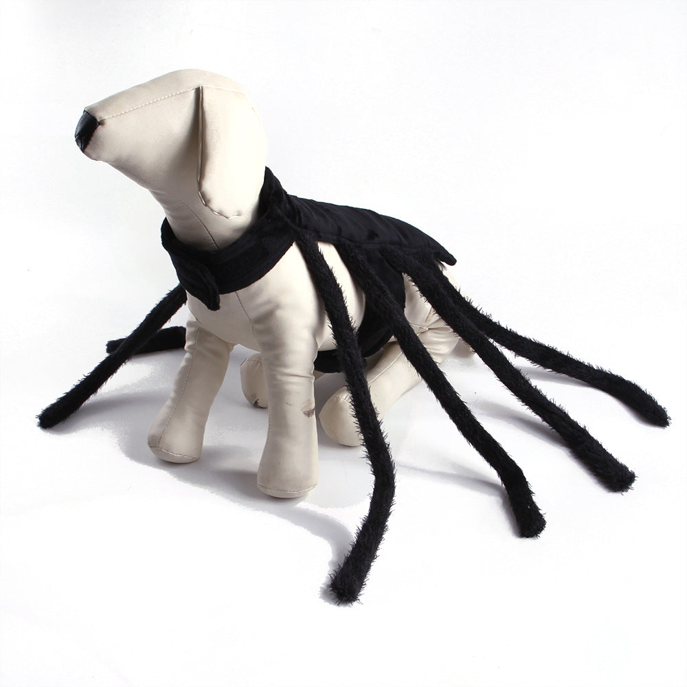 KFX-0461373 Funny Spiders Costume for Pets - Cotton Apparel in Various Sizes