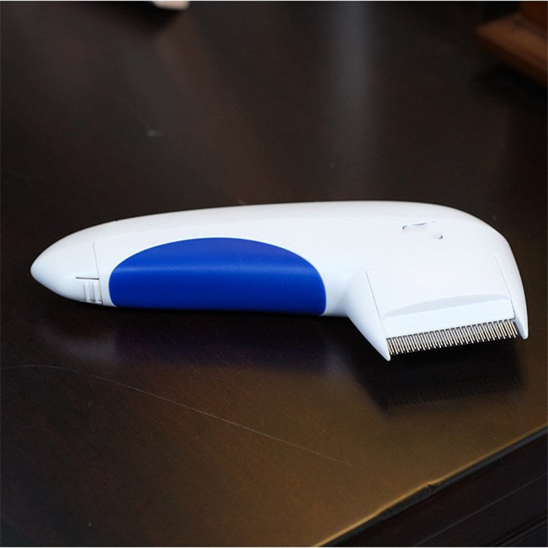 KFX-0465341 Micro-Electric Flea and Lice Remover for Cats and Dogs - Safe and Effective Pet Comb