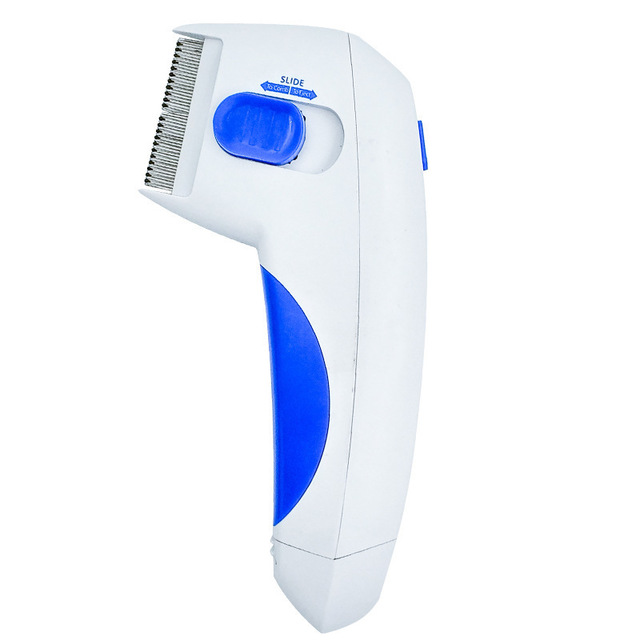 KFX-0465341 Micro-Electric Flea and Lice Remover for Cats and Dogs - Safe and Effective Pet Comb