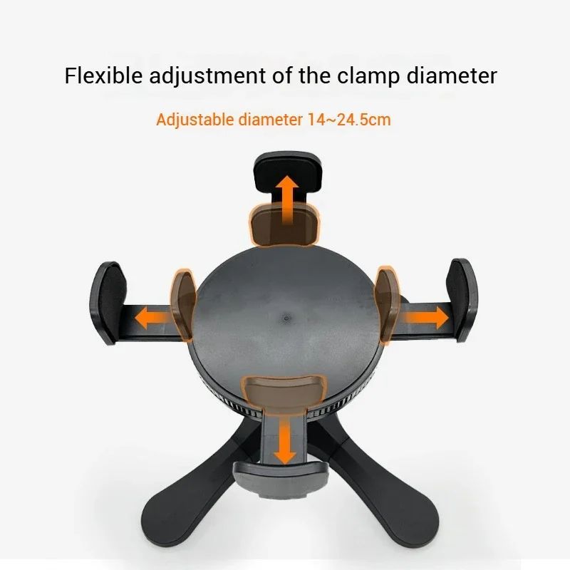 KFX-0465725 Adjustable Elevated Dog Bowl Stand with Anti-Slip Design for Medium and Large Pets