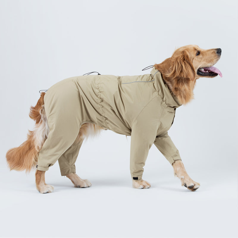 KFX-0473661 Waterproof and Windproof Leisure Suit in Off-White Moss Green
