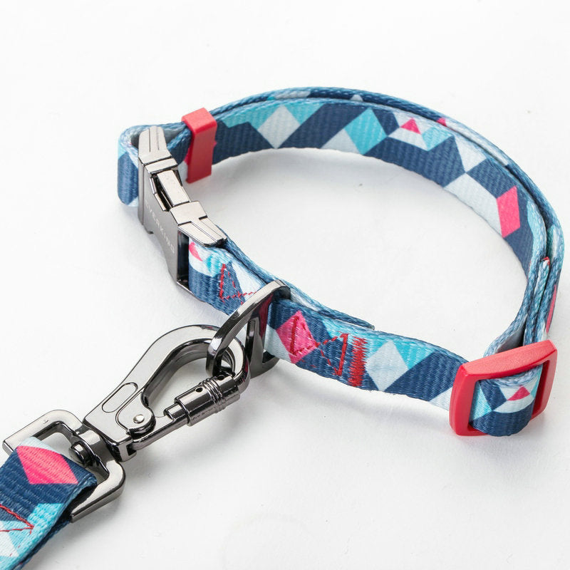 KFX-0475069 Durable Polyester Dog Leash with Zinc Alloy Fittings - Multiple Widths Available