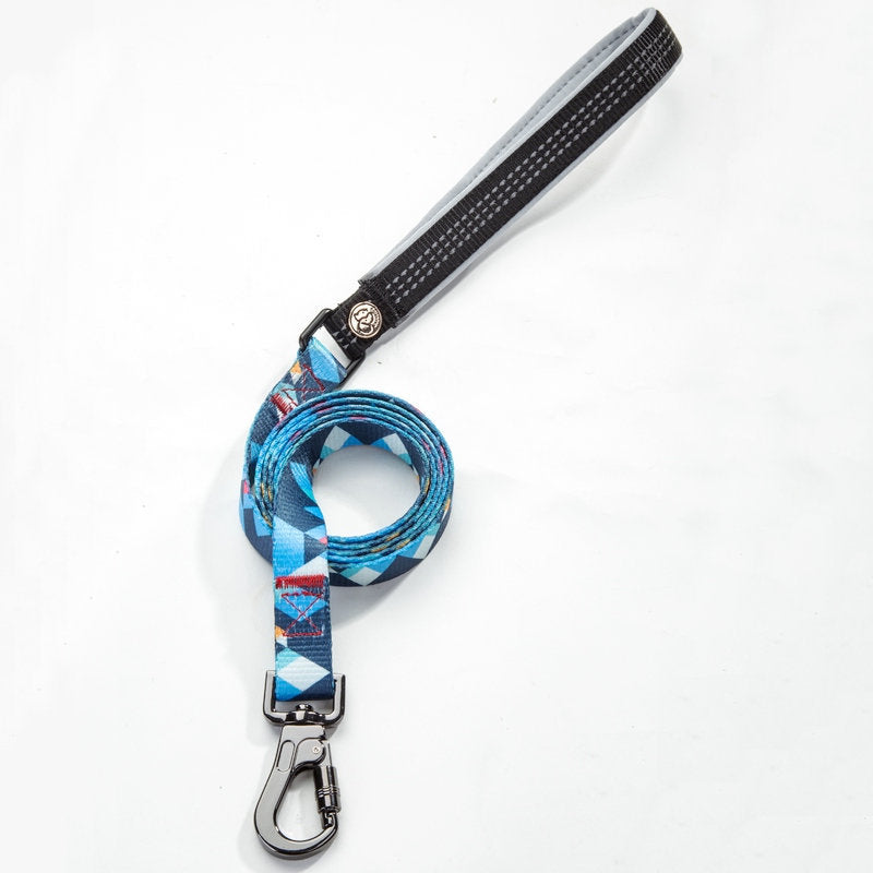 KFX-0475069 Durable Polyester Dog Leash with Zinc Alloy Fittings - Multiple Widths Available